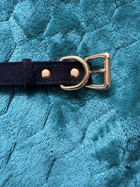 Black Leather Heart Lock Choker Necklace Sexy Adjustable - Picture 5 of 8